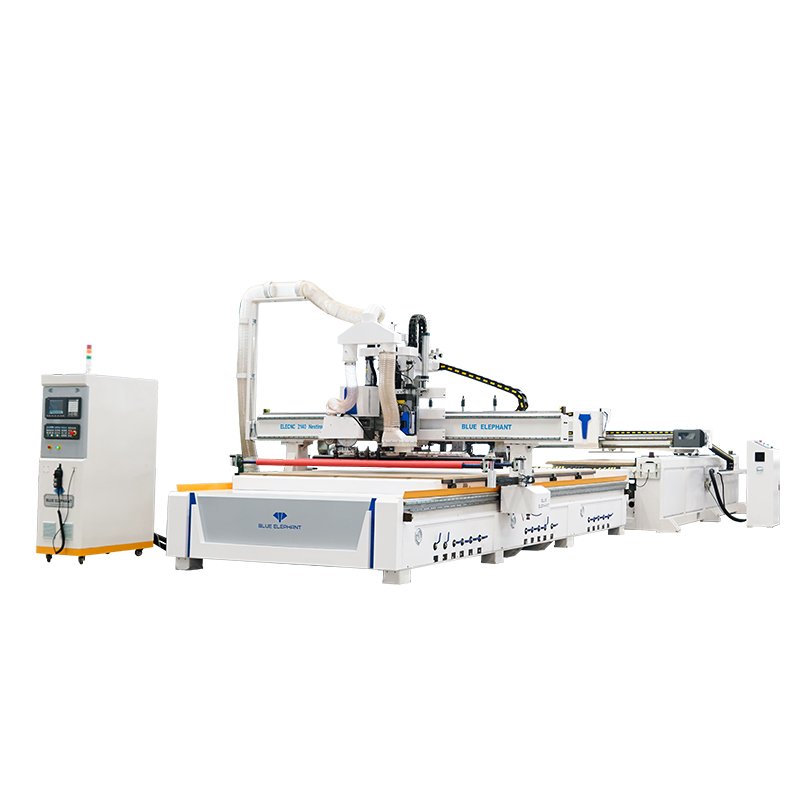 2140ATC 子母鋸開料機上下料+貼標(biāo)機